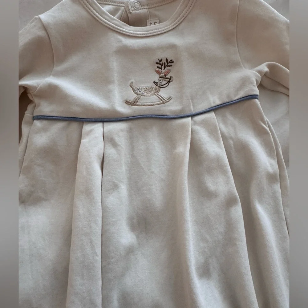 The Beaufort Bonnet Company Cream Baby boy Romper